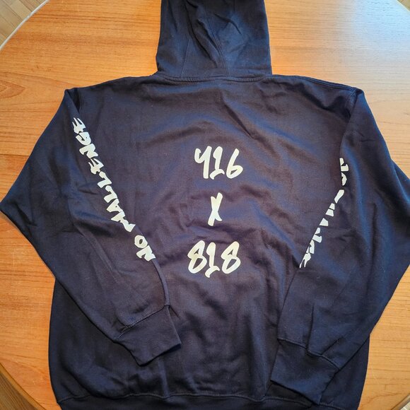 FlowXS hoodie sweatshirt black XL NWOT - Picture 2 of 4